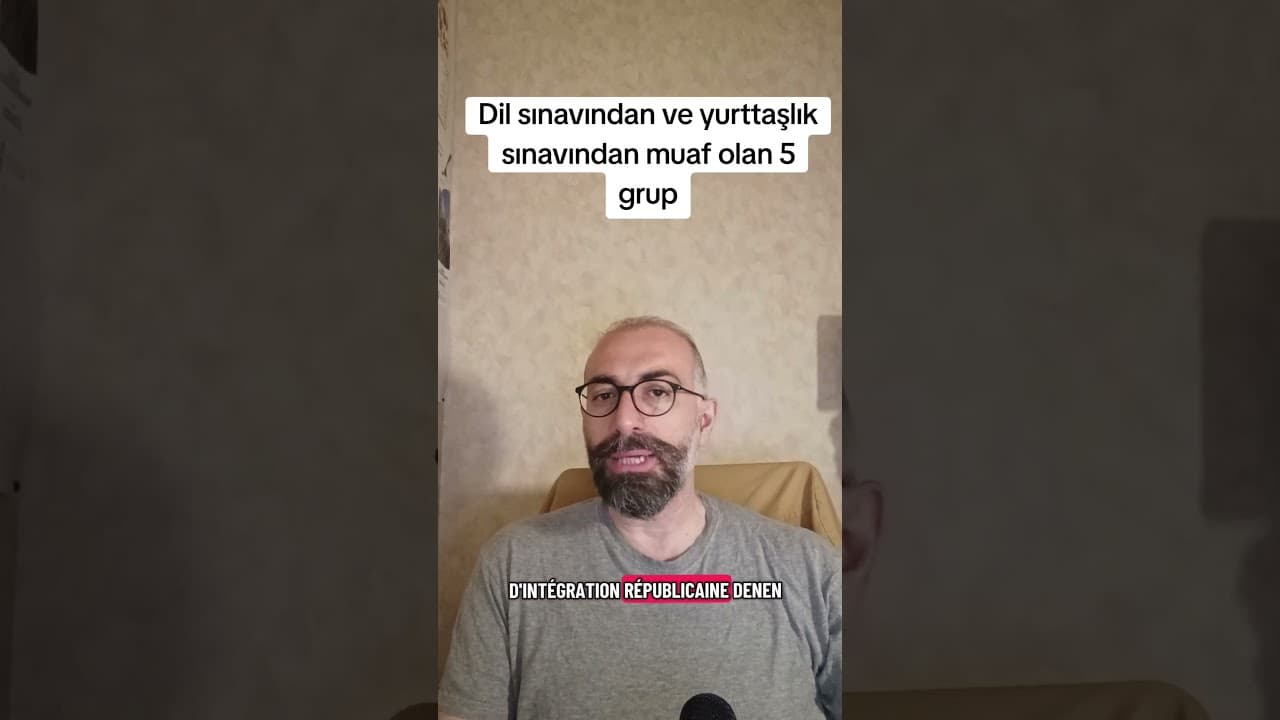 Fransa Oturum Kartı Sınavlarından Muafiyetler: Kimler Dil ve Yurttaşlık Sınavına Girmeyecek?