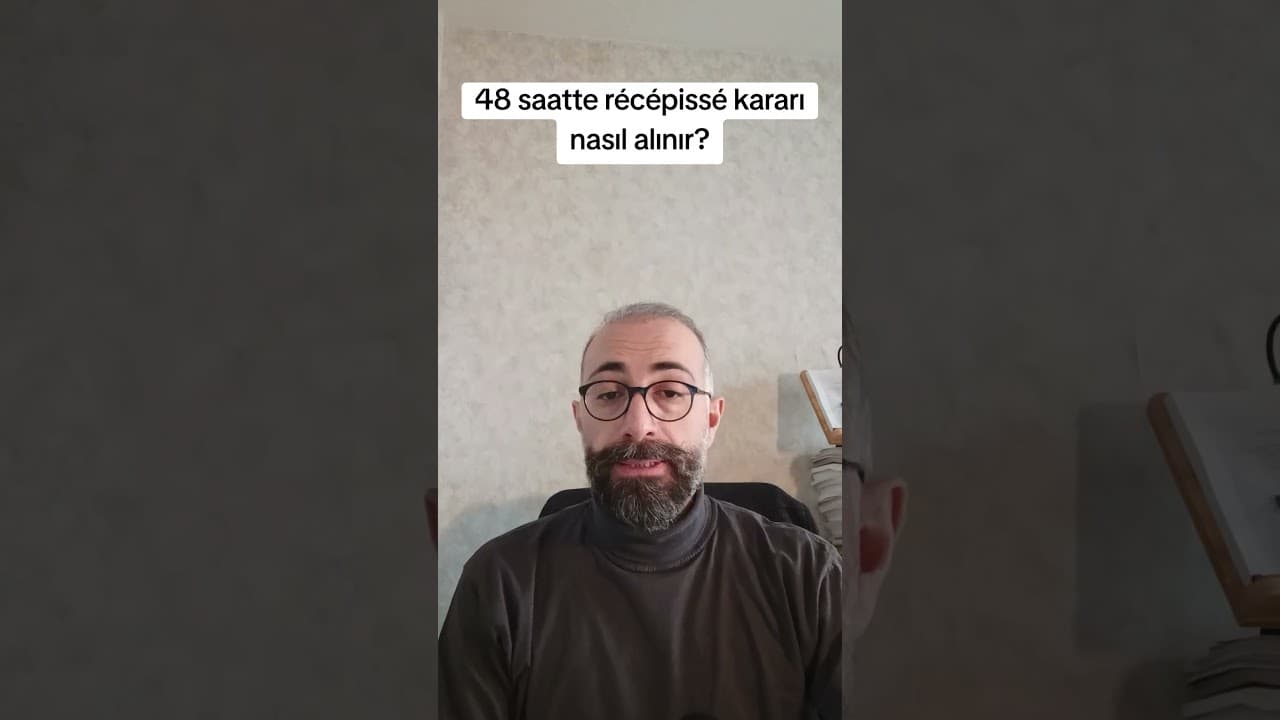 Récépissé Alamayanlara Acil Çözüm: 48 Saatte 'Juge des Référés' Kararı!