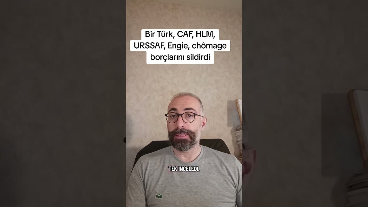 Fransa'da Borç Erteleme ve Sildirme Yolları: CAF, HLM, URSSAF, Engie ve İşsizlik Borçları Nasıl Yönetilir?