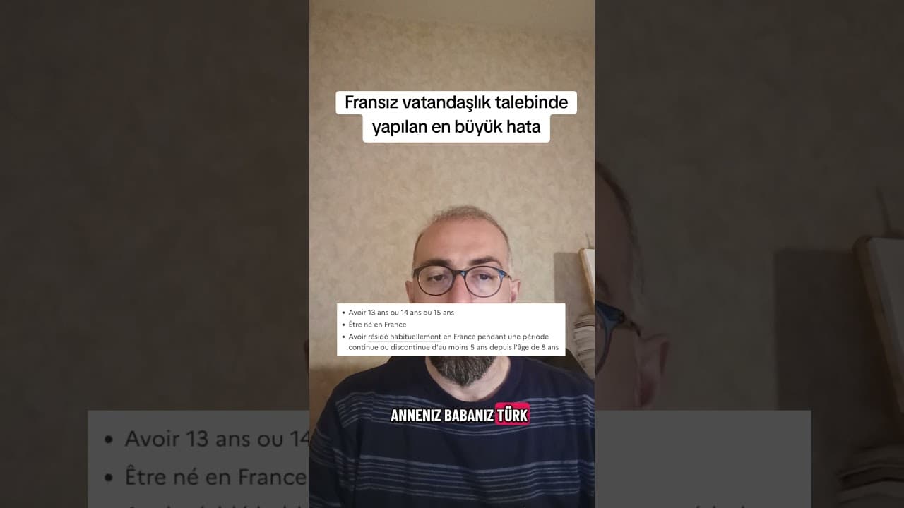 Fransız Vatandaşlığı Başvurusunda Yapılan Büyük Hata: Deklarasyon Hakkınızı Kullanın!